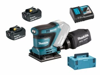 Makita DBO480RFJ 2x 3Ah Akku + Ladegerät