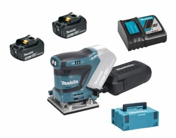 Makita DBO484RFJ 2x 3Ah Akku + Ladegerät