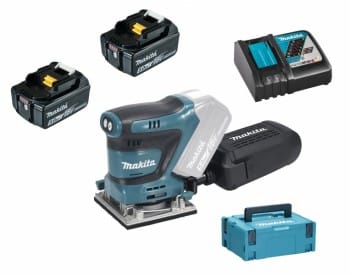 Makita DBO484RTJ 2x 5Ah Akku + Ladegerät