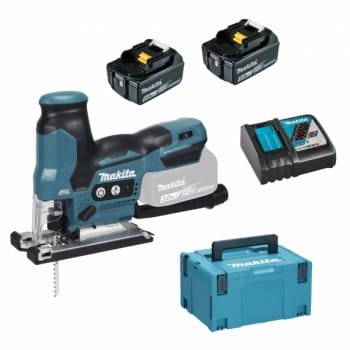 Makita DJV185RTJ 2x 5Ah Akku + Ladegerät