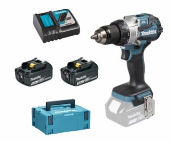 Makita DHP489RFJ 2x 3Ah Akku + Ladegerät