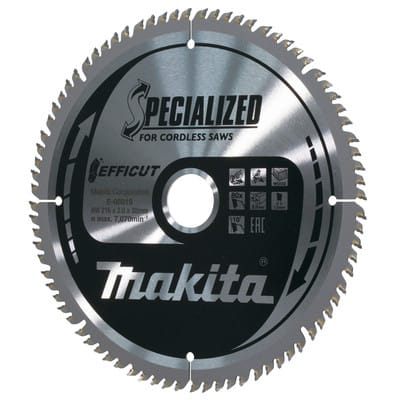 Makita E-08919 Specialized Sägeblatt 216x30x80Z