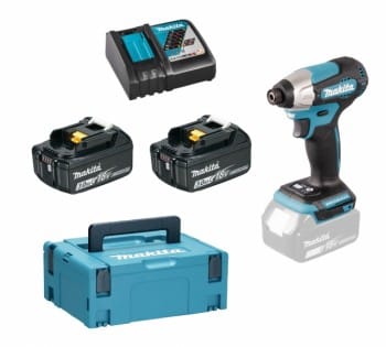 Makita DTD157RFJ 2x 3Ah Akku + Ladegerät im MAKPAC