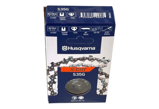 Husqvarna Sägekette X-CUT S35G 45cm 72 TG HM .325 1,5 mm