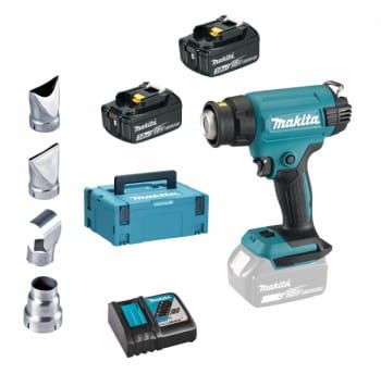 Makita DHG181RFJ 2x 3Ah Akku + Ladegerät im MAKPAC