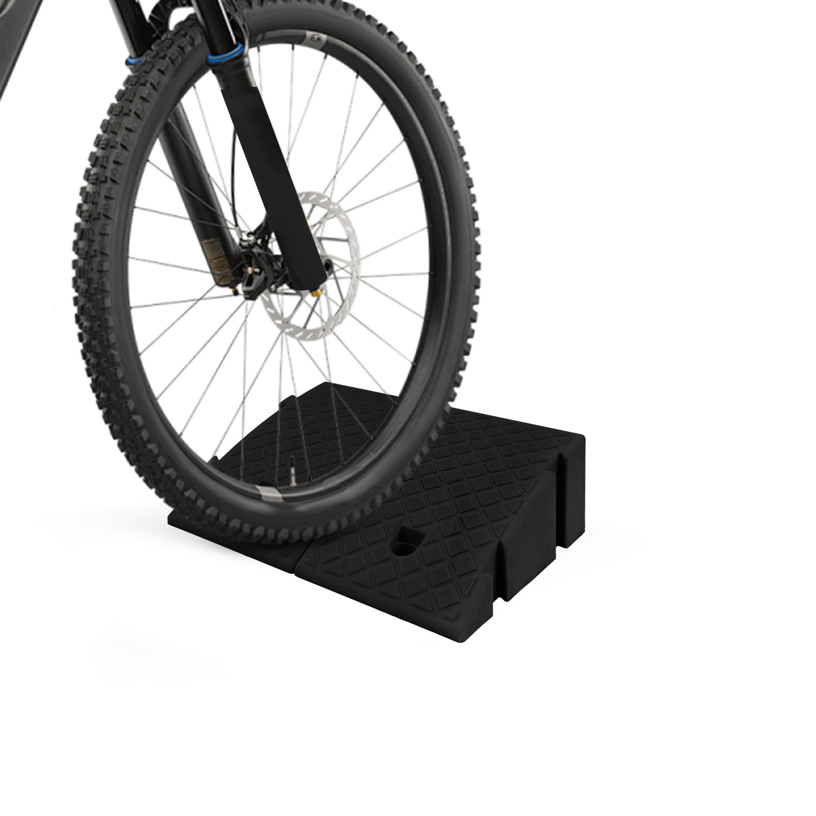 2 Pcs Bordsteinrampe, 2 Pcs Kunststoffschwellenrampe, Tragbare Lastrampe Für Einfahrt, Gehweg, Auto