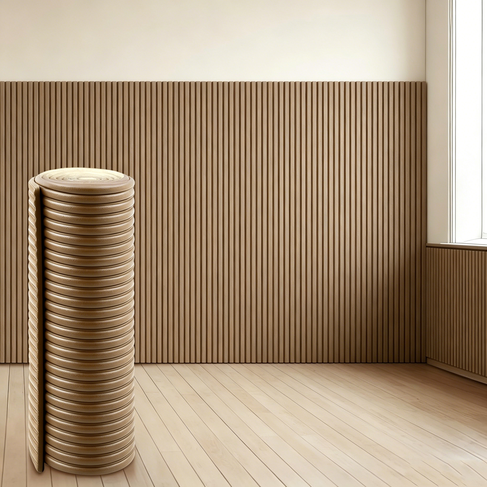 40 X 200 Cm Dicke, Selbstklebende, Stoßfeste Eckenschutzleiste Für Wände, Einfach Anzubringen Und Zu Entfernen, Wohnzimmer (2 Rollen, Braun)