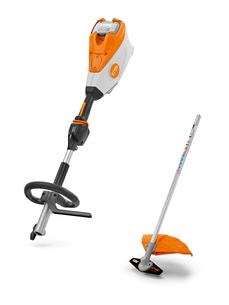 STIHL KMA 135 R + FS-KM mit Sense mit 2-flügeligem Grasschneideblatt Bild 2