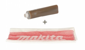 Makita 181573-3 Bohrer-/Meißelfett 100 ml + Lappen 443122-7