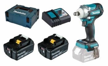 Makita DTW300RGJ 2x 6Ah Akku + Ladegerät im MAKPAC