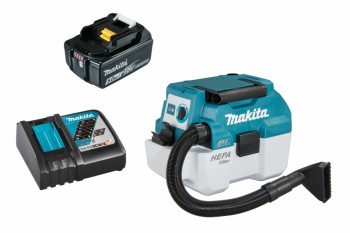 Makita DVC750LZX3 + 1x 5Ah Akku + Ladegerät