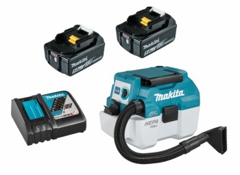 Makita DVC750LZX3 + 2x 5Ah Akku + Ladegerät