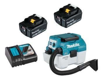 Makita DVC750LZX3 + 2x 6Ah Akku + Ladegerät