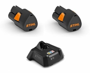 STIHL Starter Set mit 2x AS 2 Akku und AL 1 Ladegerät