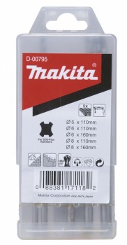 Makita D-00795 Bohrer-Set 5-tlg. SDS-plus