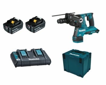 Makita DHR281RGJ 2x BL1860B 6Ah Akku + DC18RD