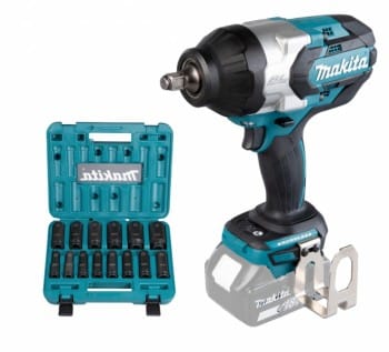 Makita DTW1002Z + E-16586 IMPACT BLACK Schlagnuss-Set 14-tlg.