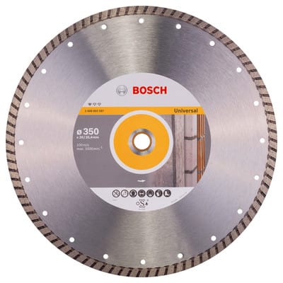 Bosch Diamanttrennscheibe Standard for Universal Turbo 350 x 20,00/25,40 x 3 x 10