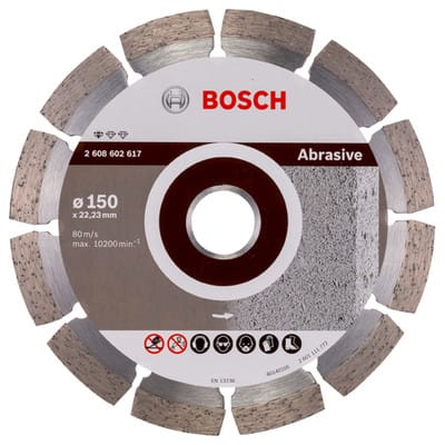 Bosch Diamanttrennscheibe Standard for Abrasive 150 x 22,23 x 2 x 10 mm