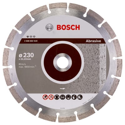 Bosch Diamanttrennscheibe Standard for Abrasive 230 x 22,23 x 2,3 x 10 mm
