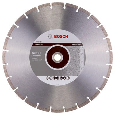 Bosch Diamanttrennscheibe Standard for Abrasive 350 x 20,00/25,40 x 2,8 x 10 mm