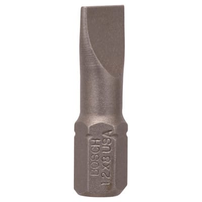 Bosch Schrauberbit Extra-Hart, S 1,2 x 8,0, 25 mm