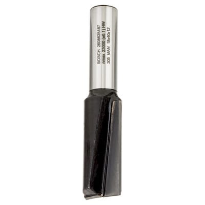 Bosch Nutfräser Standard for Wood 12 mm D1 18 mm L 40 mm G 81 mm