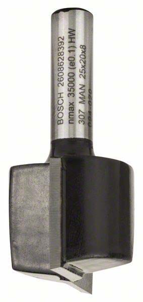 Bosch Nutfräser Standard for Wood 8 mm D1 25 mm L 20 mm G 51 mm