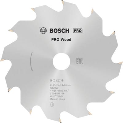 Bosch Kreissägeblatt Optiline Wood für Handkreissägen, 140 x 20/12,7 x 2,4 mm, 12