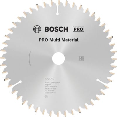 Bosch Kreissägeblatt Multi Material 184 x 30 x 2,4 mm 48
