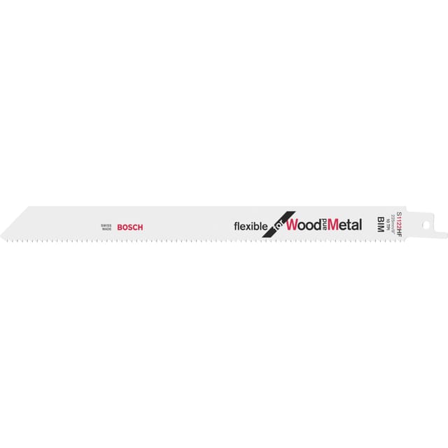 Bosch Säbelsägeblatt S 1122 HF, Flexible for Wood and Metal