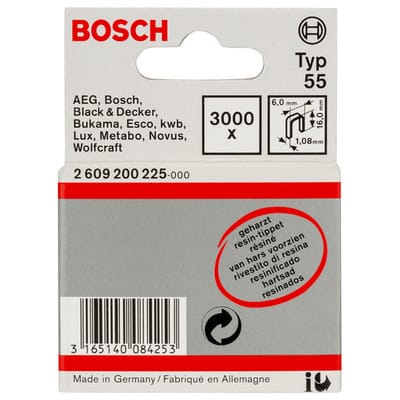 Bosch Schmalrückenklammer Typ 55 geharzt 6 x 1,08 x 16 mm
