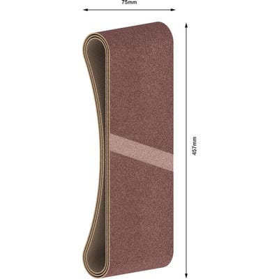 Bosch Schleifband-Set X440 Best for Wood and Paint 3-teilig 75 x 457 mm 60 80,100