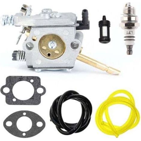 Vergaser Kompatibel Mit Stihl Fs48/fs52/fs56/fs62/fs81/fs86/fs106 – Teilenummer Wt-45, Ersetzt Wt-45-1 Und Wt-45a, Mit Zündkerzendichtung