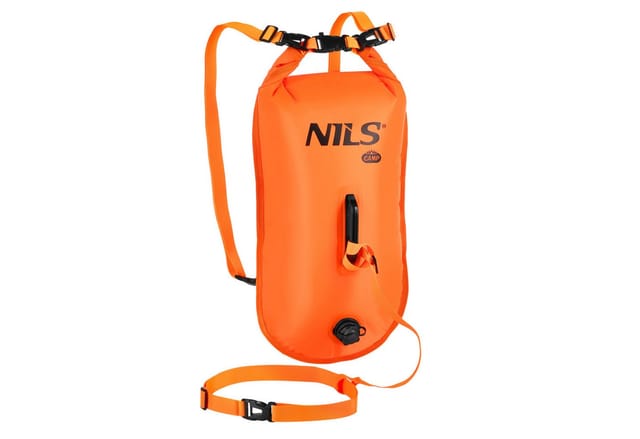 Aufblasbare Schwimmboje Nc1772, 28 L, Orange, Nils Camp
