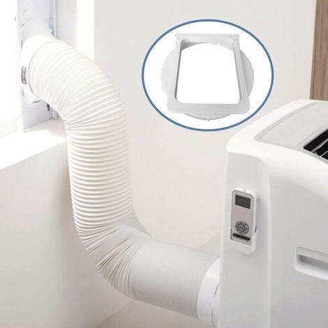 150-mm-adapter Für Tragbare Klimaanlagen – Optimale Abdichtung – Einfache, Werkzeuglose Installation – Kompatibel Mit Standardfenstern