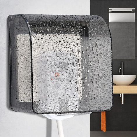 Wasserdichte Steckdosenabdeckung Typ 86, Durchscheinend Schwarz. Schutz Für Außensteckdosen. Abmessungen: 12,2 × 10,8 × 7,3 Cm