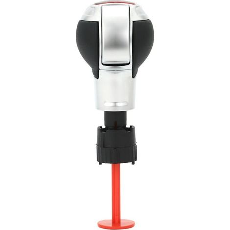 Individueller Schaltknauf Für Audi Rs Mit Automatikgetriebe. Hochwertiges Personalisierungs-accessoire, Mattsilbernes, Perforiertes S-logo, Einzeln Erhältlich. Sportliches Design.