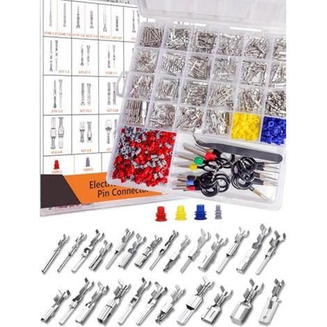 660-teiliges Kfz-elektrik-anschlussklemmen-set (1–6,3 Mm) Mit Ausbauwerkzeugen Für Die Reparatur Von Kfz-kabelbäumen
