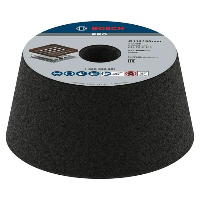 Bosch Schleiftopf konisch-Metall/Guss 90 mm 110 mm 55 mm 16