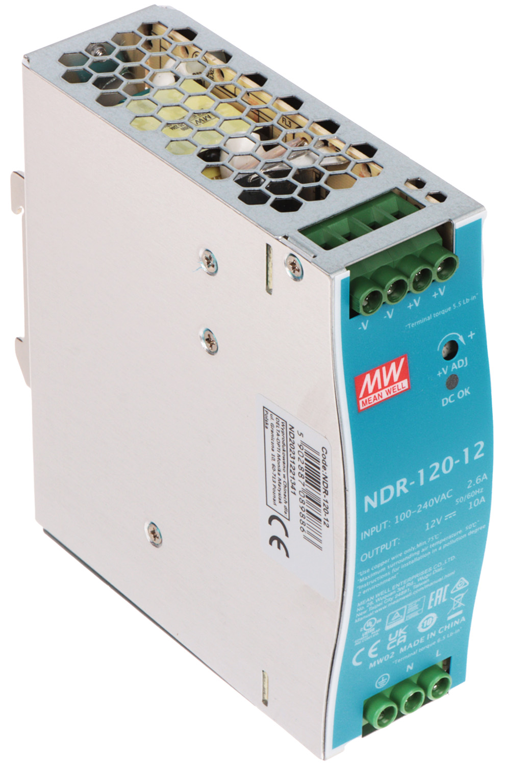Schaltnetzteil Ndr-120-12 Mean Well