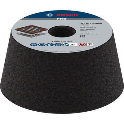 Bosch Schleiftopf konisch-Metall/Guss 90 mm 110 mm 55 mm 36