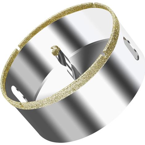 95-mm-diamantlochsäge Mit Zentrierbohrer, Diamantbohrer Für Glas Mit Diamantbeschichtung, Diamanthohlbohrer Für Glas, Fliesen, Keramik, Marmor Und Granit