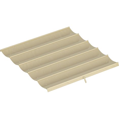 3 X 3 M Einziehbares Pergola-/pavillondach – Nur Dach 250 X 255 Cm Beige