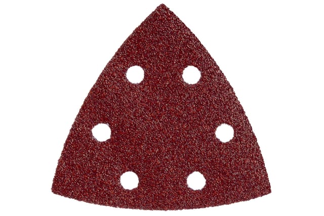 Metabo 25 Haftschleifblätter 93x93 mm, P 40, Serie "professional", für Holz und Metall, für Dreieckschleifer