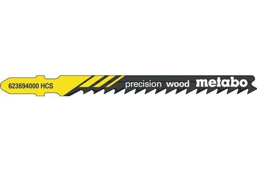 Metabo 5 Stichsägeblätter "precision wood" 74/ 4,0 mm, HCS