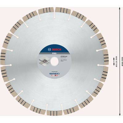 Bosch Diamanttrennscheibe Best for Concrete 300 x 22,23 x 2,8 x 15 mm