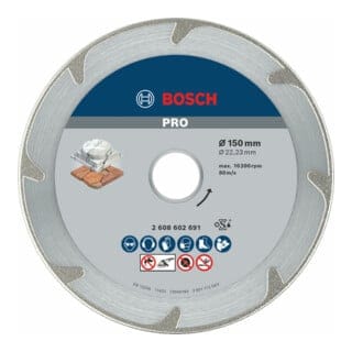 Bosch Diamanttrennscheibe Best for Marble 150 x 22,23 x 2,2 x 3 mm