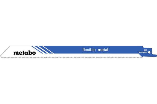 Metabo 5 Säbelsägeblätter "flexible metal" 225 x 0,9 mm, BiM, 1,8 mm/ 14 TPI