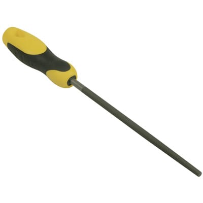 Stanley Rundfeile mit Heft, Hieb 1, 200 mm
